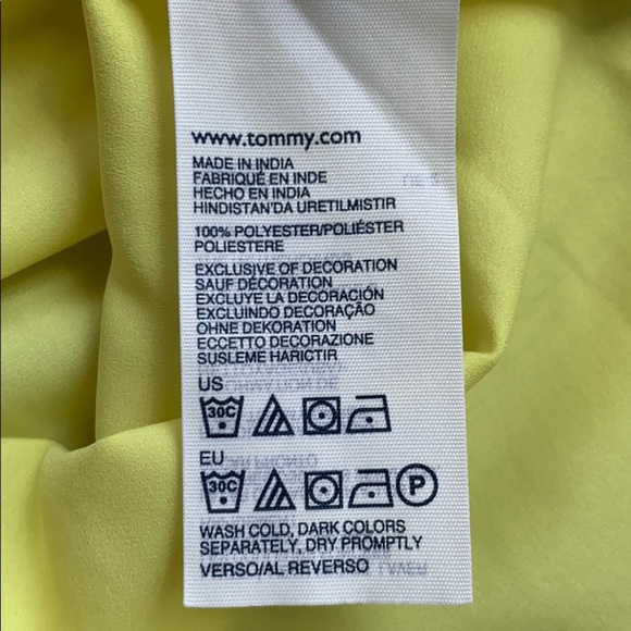 Women's Tommy Hilfiger Sheer Color Block Sleeveless Top Large - Picture 8 of 8